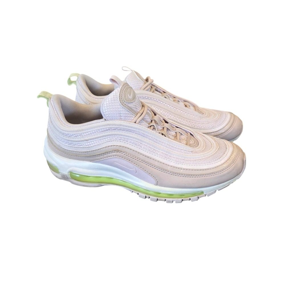 Nike Air Max 97 Barely Rose Fossil Volt Womens Sneakers 8.5, Y2K Streetwear